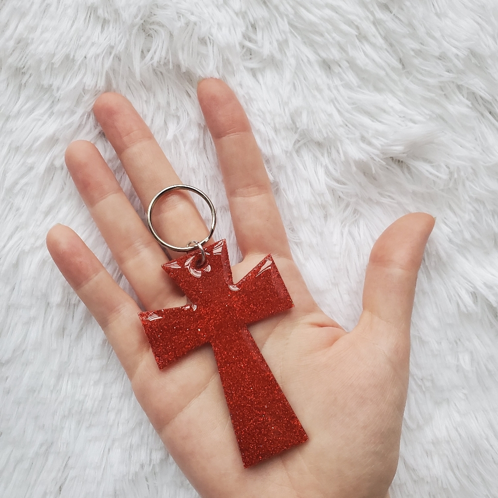 Cross Keychain